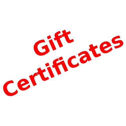 Gift Certificates
