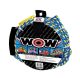 blue and yellow wow 6k tow rope