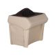 front angled view of the 34 inch helm stand from the Rockport collection in sand