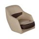 angled view of bucket seat in sand