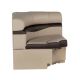 right side of the sand rockport collection square corner bench