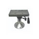 Side view of the fixed pedestal with slider