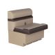 right front angle view of the 30 inch bench from the Rockport collection in sand