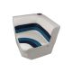 White/Navy/Blue Radius Corner Bench