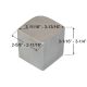 Corner Cap Casting 246 (Measurements)
