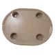 Oval Granite Table Top With 4 Cup Holder