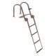 Deluxe Stainless 4-Step Telescopic Ladder