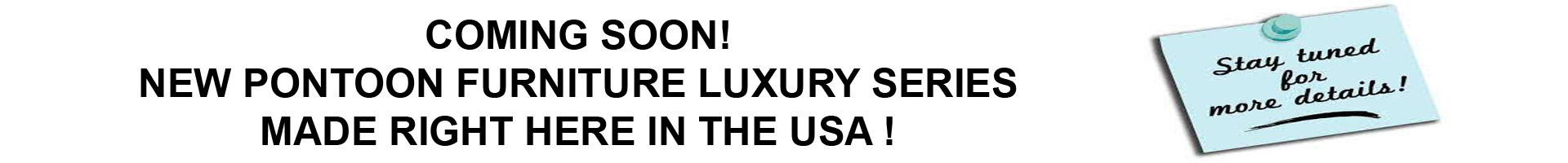 USA Pontoon furniture